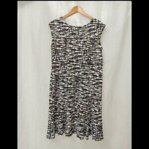 Womens Fluted Sheath Dress